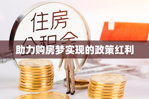 武陵源助力购房梦实现的政策红利